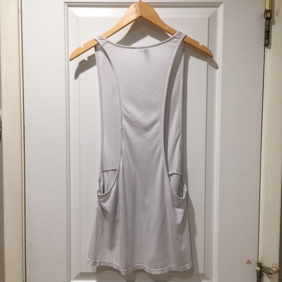 LF Stores Emma & Sam Pale Grey Light Blue Tank - Picture 5 of 6